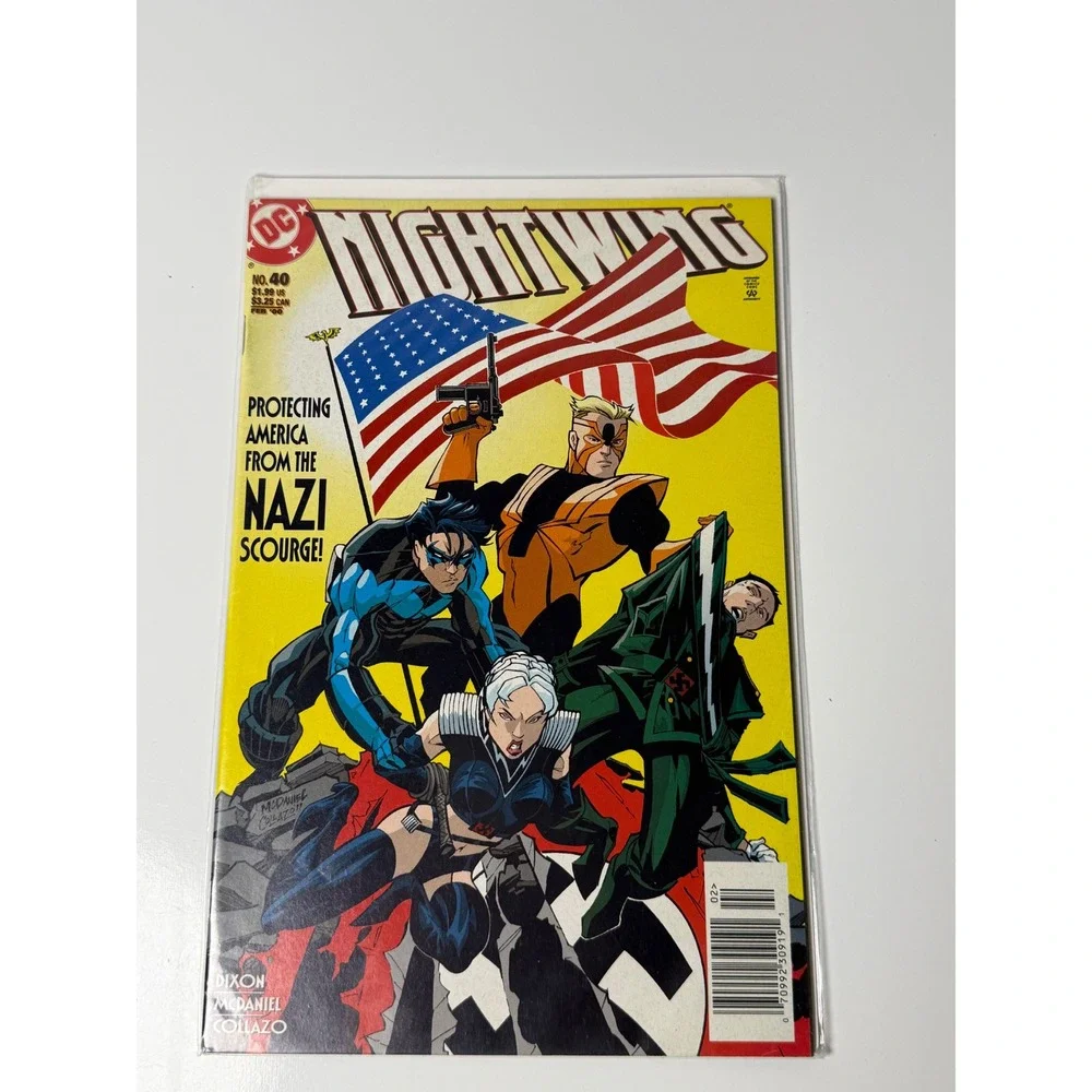 DC Comics Nightwing #40 2000 JSA Wildcat Liberty Belle Chuck Dixon McDaniel